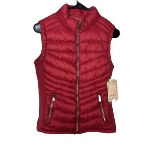 Snobbish Collection Womens Size Small Puffer Vest 20 1/2 In Long Fall Winter